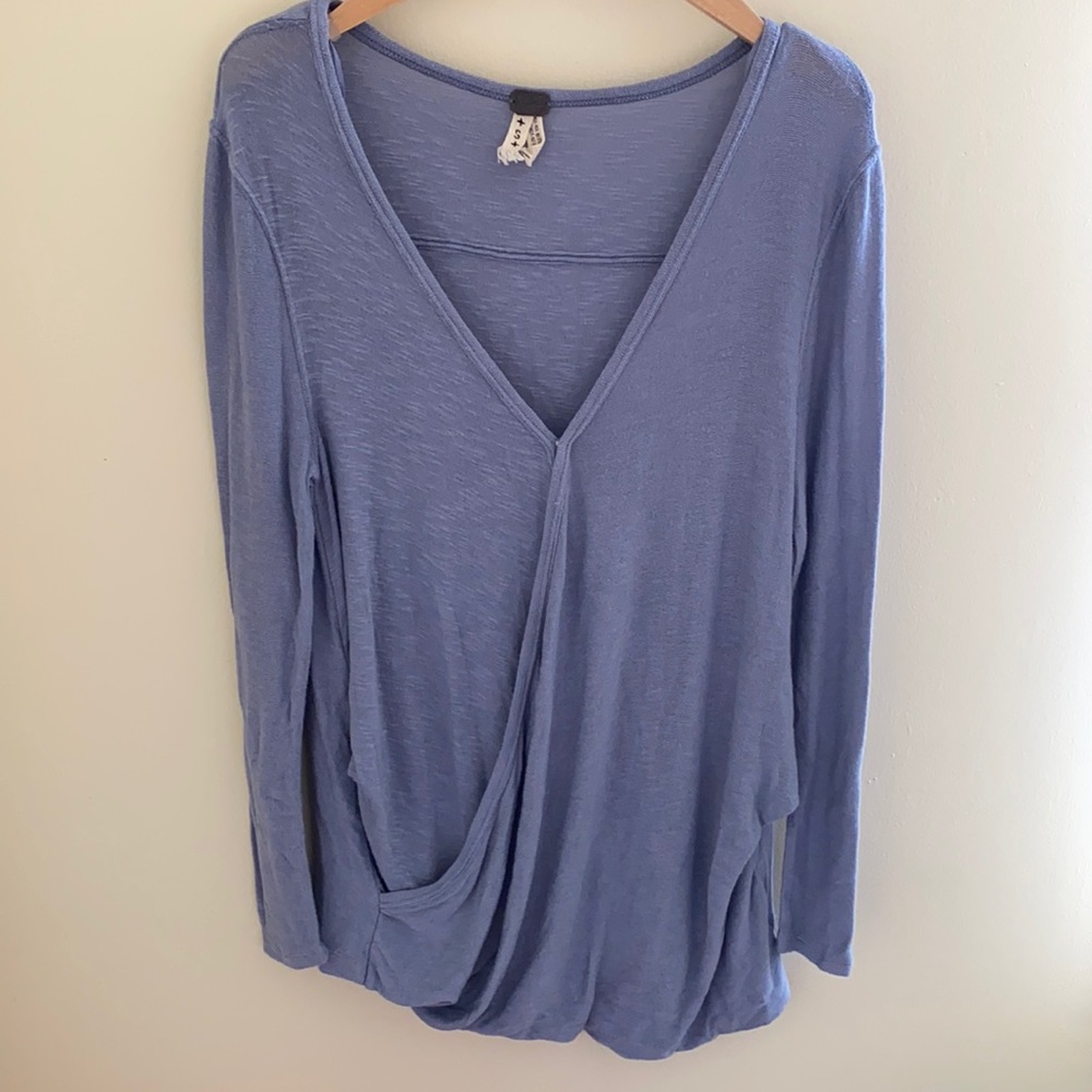 Free People “We The Free” Miss Rose Wrap Top - Picture 3 of 14